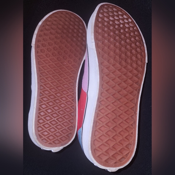 VANS Off The Wall - Doheny - Color Block (Orchid/Red) Shoes - Women's 7.5W - Picture 3 of 6